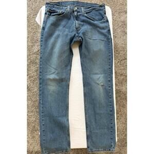 Levis  Mens Blue-Reg Wash distressed knee  559 Jeans Size W=34 L=34